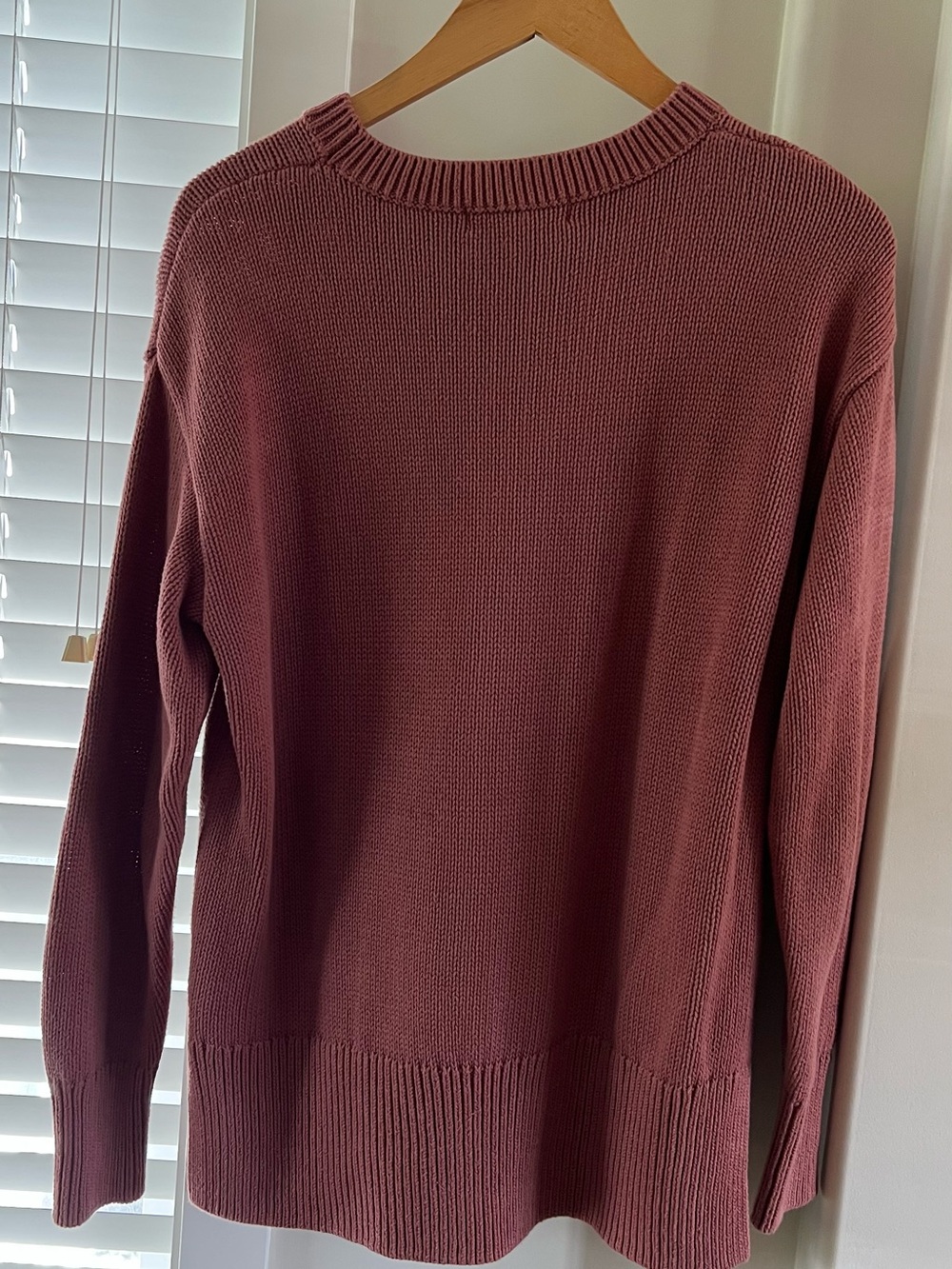 Philosophy Dusty Rose Knit Crewneck Sweater - Picture 4 of 4